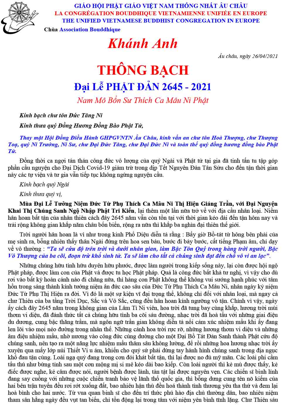 Thong bach 1